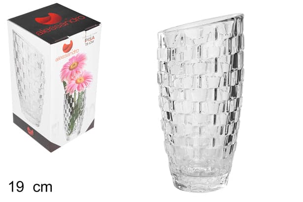 Vaso di Fiori Vetro Pisa 19cm in Vasi Save The Money - Rimini, commercioVirtuoso.it