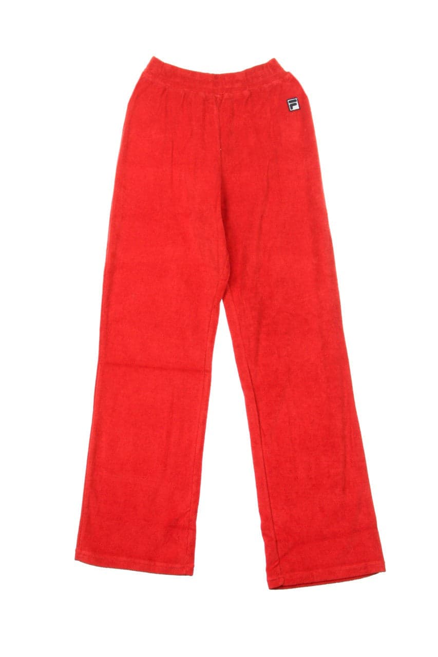 FILA Pantalone Tuta Leggero Donna Priscila Wide Leg Jog Pant Chinese Red da donna in Pantaloni sportivi Drestige - Casamassima, commercioVirtuoso.it