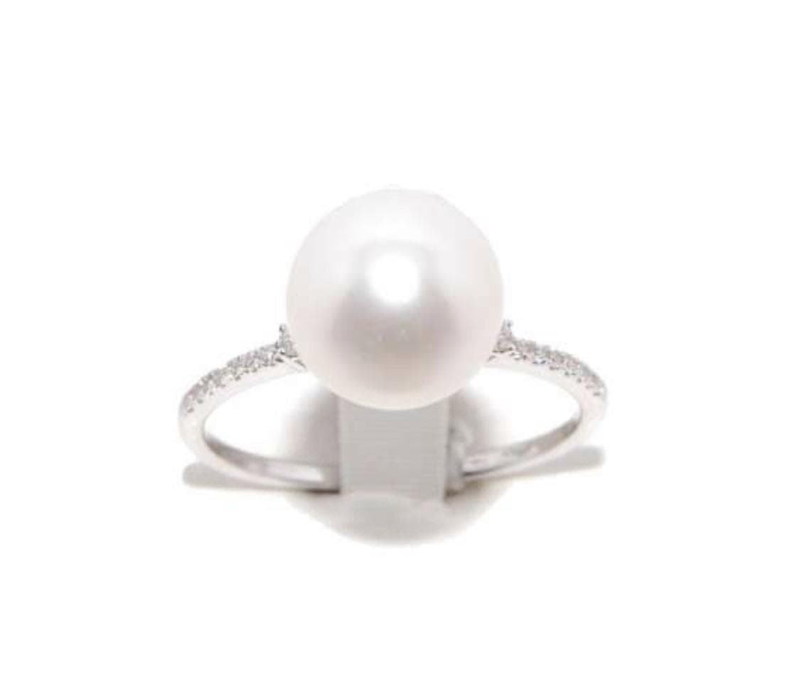 Giorgio Visconti - Anello Perla e Diamanti