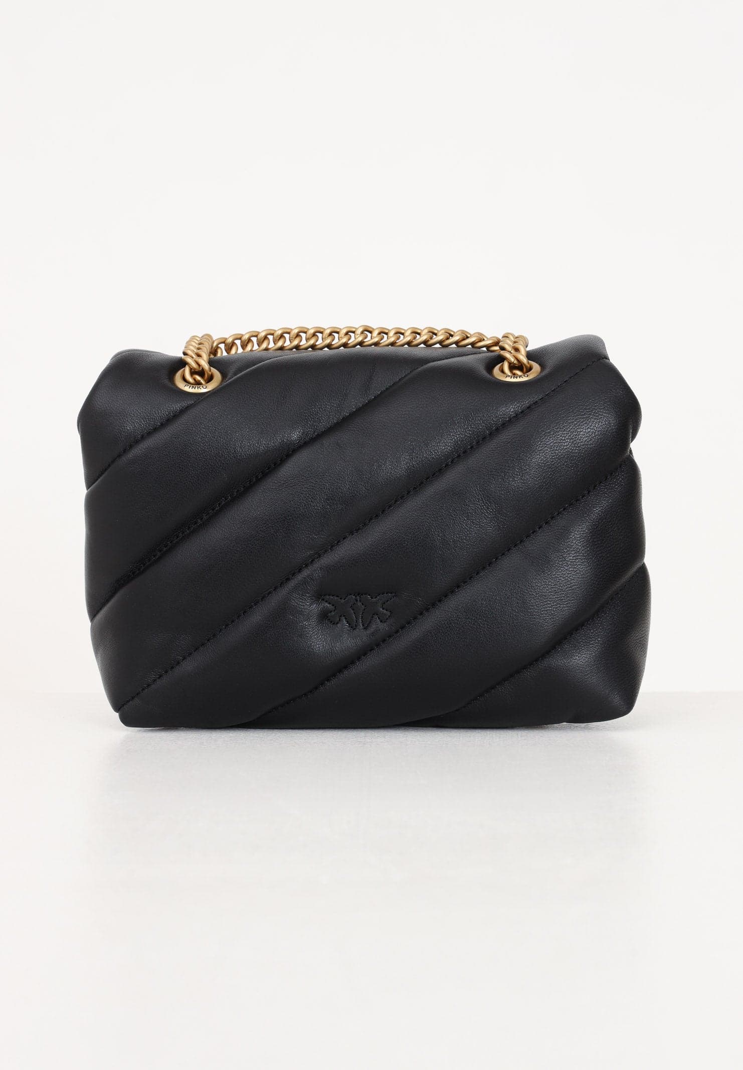 Pinko Borse... Nero gold da donna in Borse a tracolla Drestige - Casamassima, commercioVirtuoso.it
