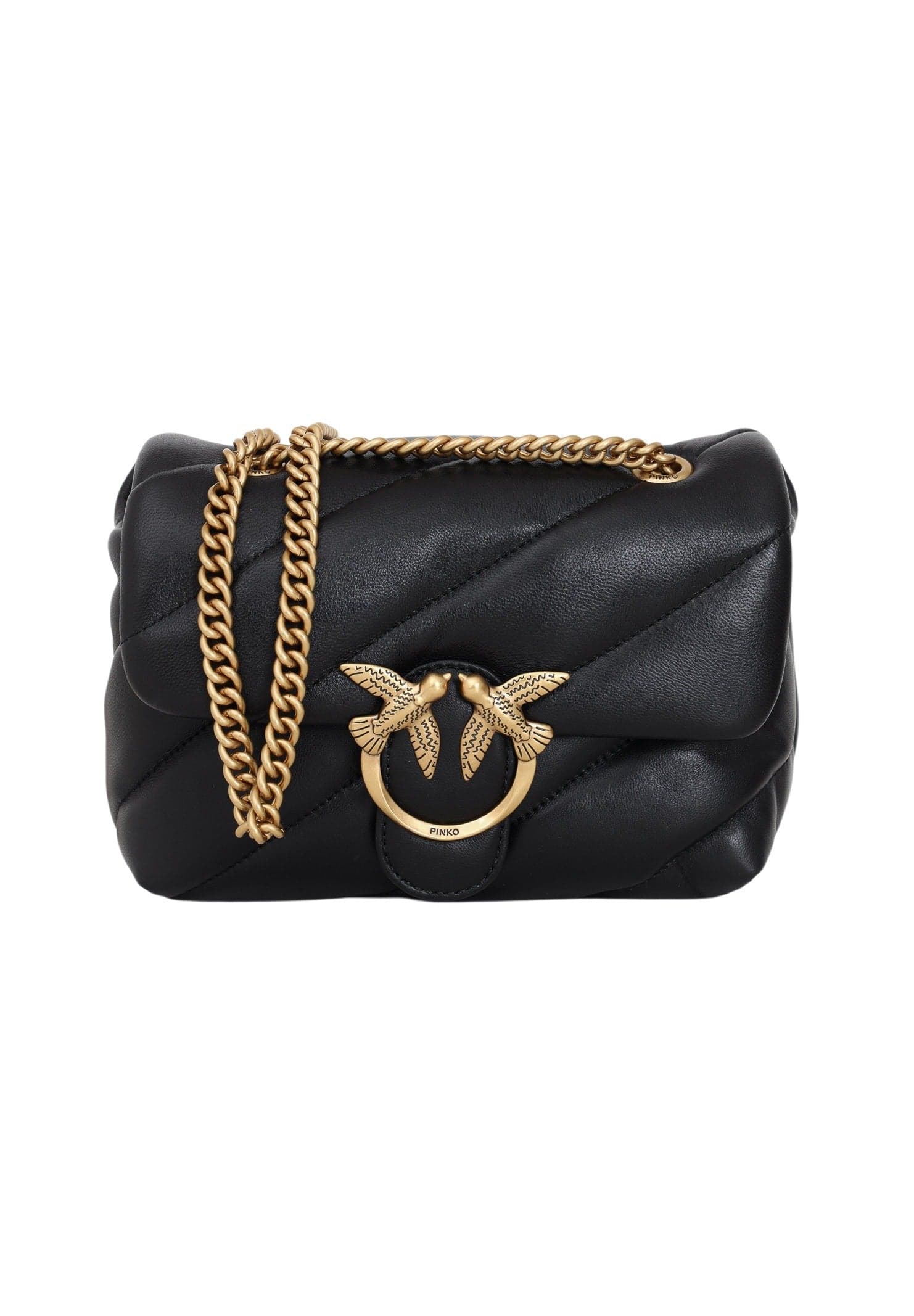 Pinko Borse... Nero gold da donna in Borse a tracolla Drestige - Casamassima, commercioVirtuoso.it