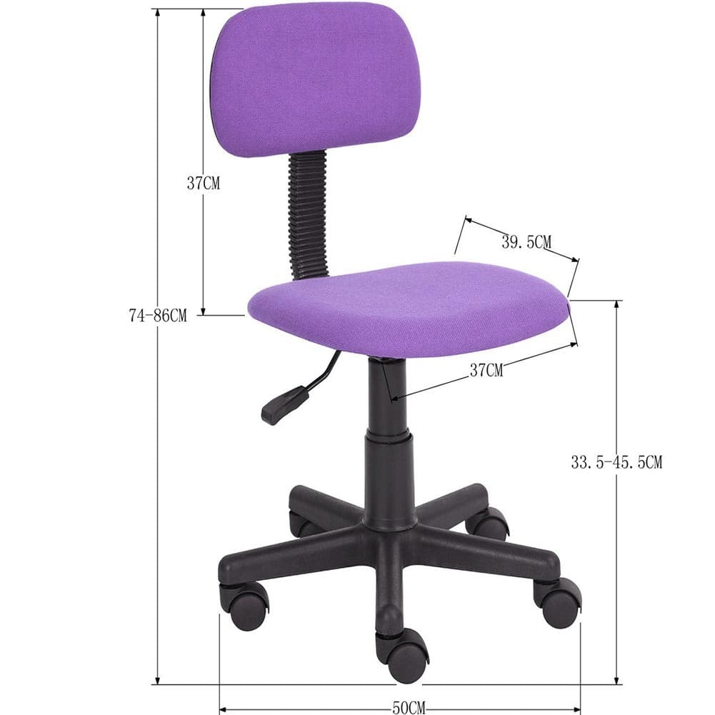 Sedia da Scrivania Operativa 5Ruote Cameretta Stanzetta Altezza regolabile Viola in Sedie da scrivania Danyx - Casoria, commercioVirtuoso.it
