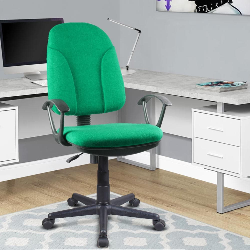 Sedia Scrivania da Ufficio 5 Ruote Girevole Ergonomica Altezza Regolabile Verde in Sedie da scrivania Danyx - Casoria, commercioVirtuoso.it