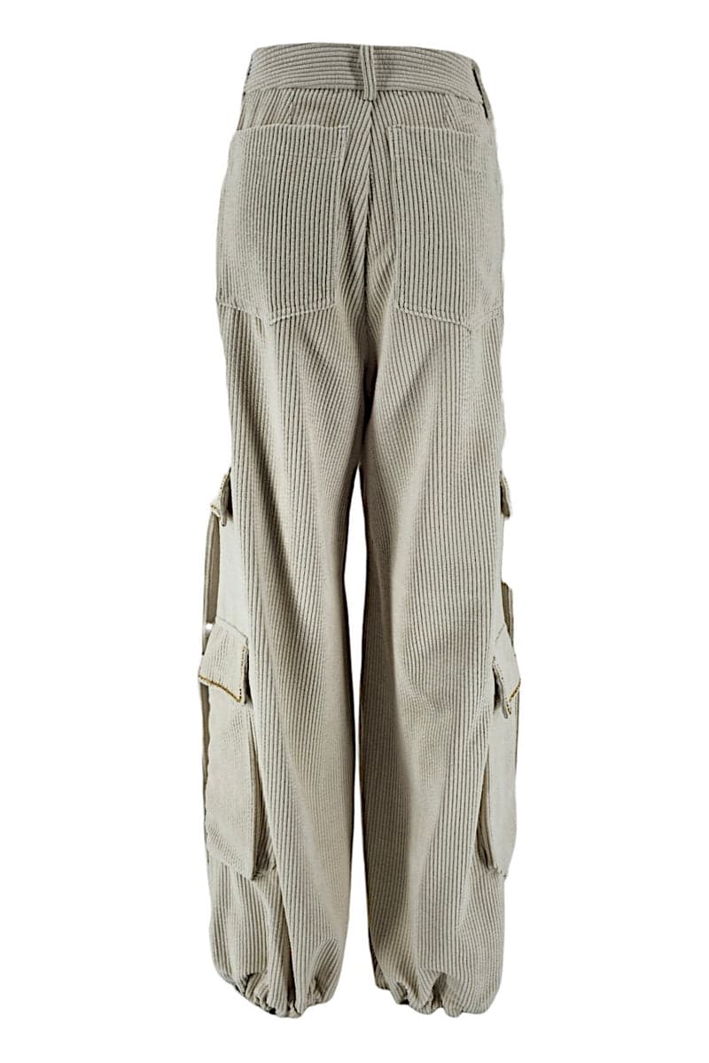 BYE Pantaloni Panna da donna in Pantaloni Drestige - Casamassima, commercioVirtuoso.it