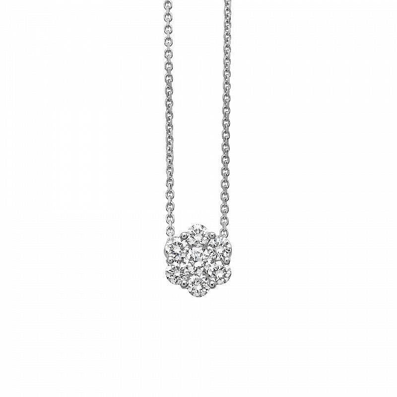 GIORGIO VISCONTI COLLANA GIROCOLLO IN ORO BIANCO E DIAMANTI - 2