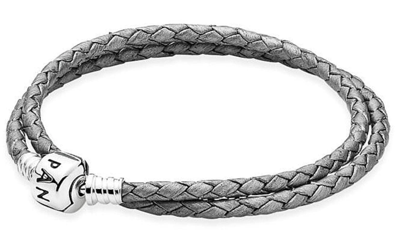 Pandora - Bracciale A Giro Doppio Grigio