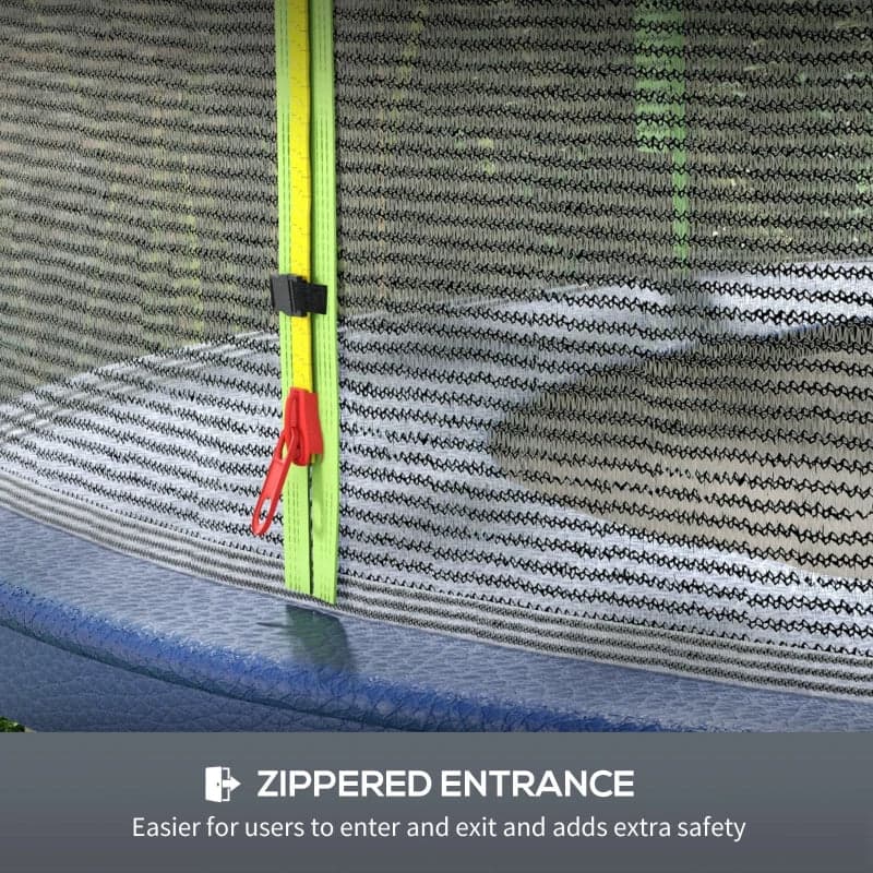 Rete Di Protezione per Trampolini 305 x H180 cm Nero Verde 6 pali in Accessori per trampolini Danyx - Casoria, commercioVirtuoso.it