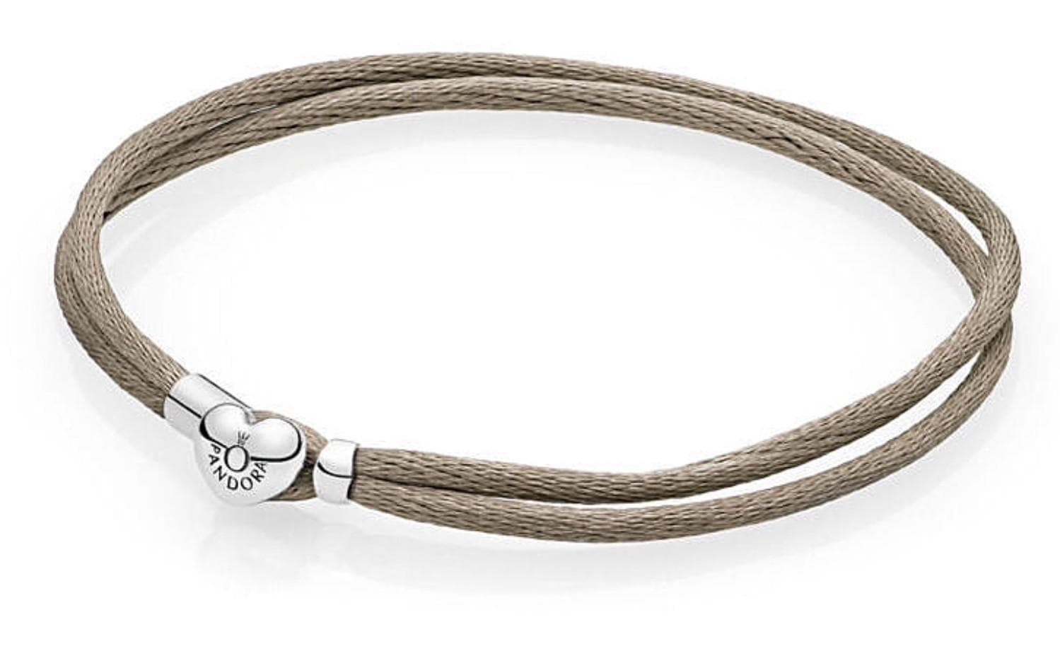 Pandora - Bracciale Pandora In Tessuto Grigio