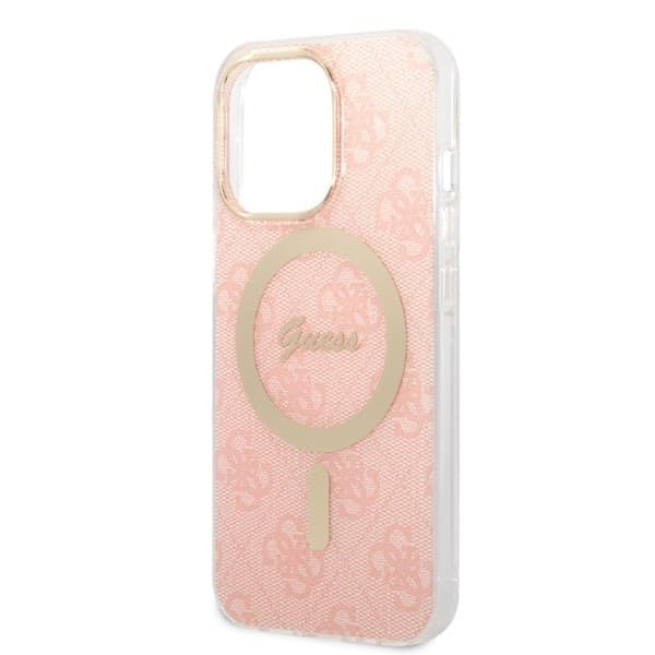 cover guess + caricabatterie magsafe iphone 13 pro max pink in Custodie a tracolla e cordini Tropposmart.it - Genova, commercioVirtuoso.it