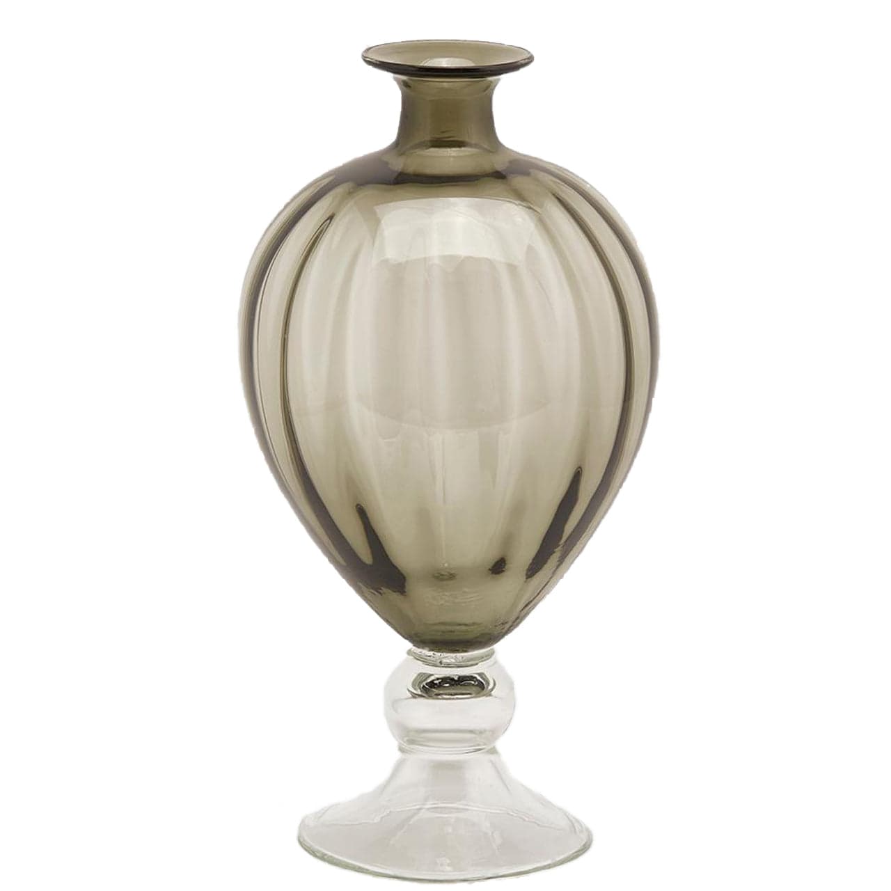 Vaso anfora elegante con base per fiori decorazione arredo ambiente interno - 8