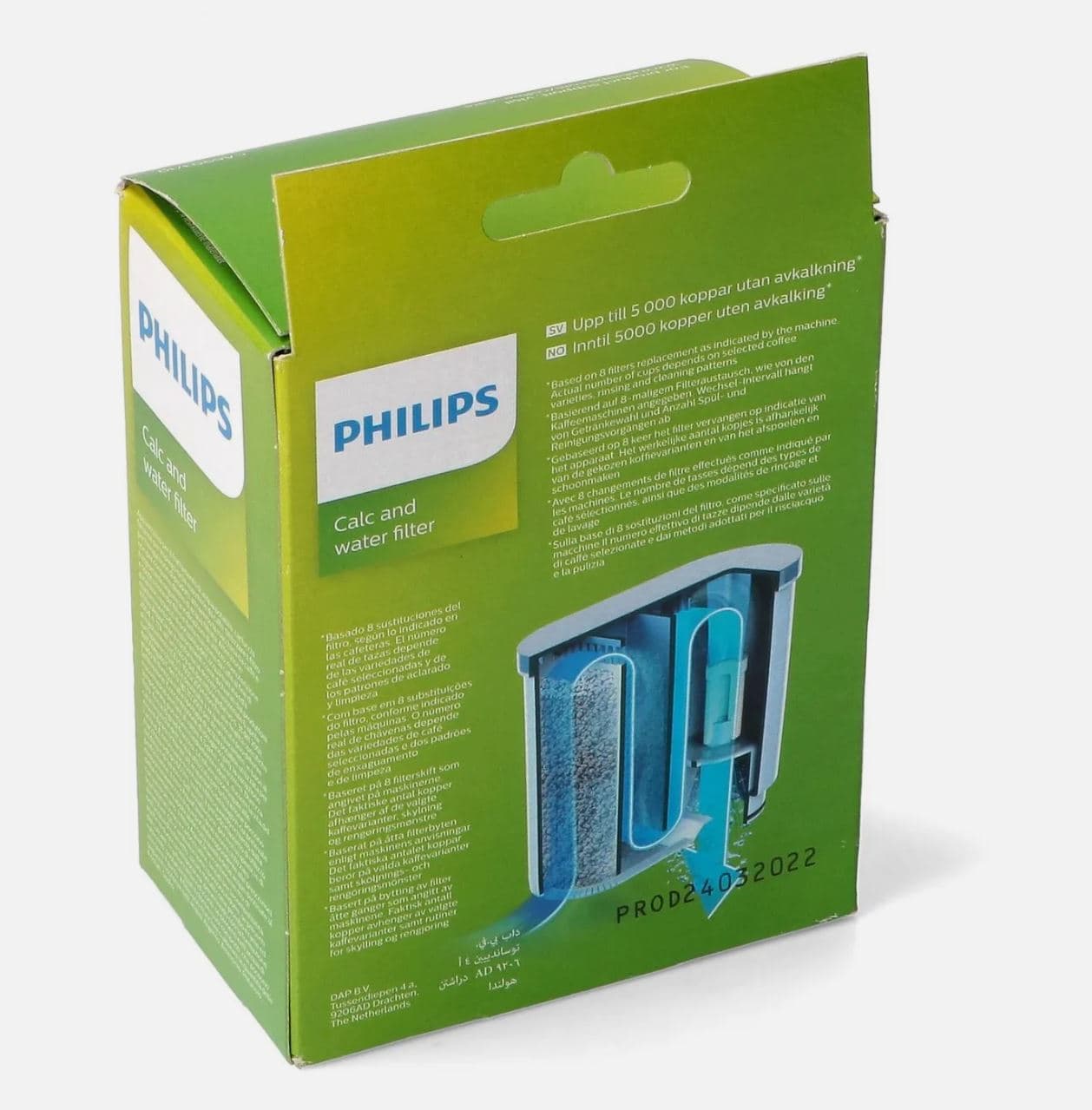 Filtro acqua anticalcare aquaclean ca6903/10 gaggia - saeco 421945032231 - in prodotto EuroStore07 - Alatri, commercioVirtuoso.it