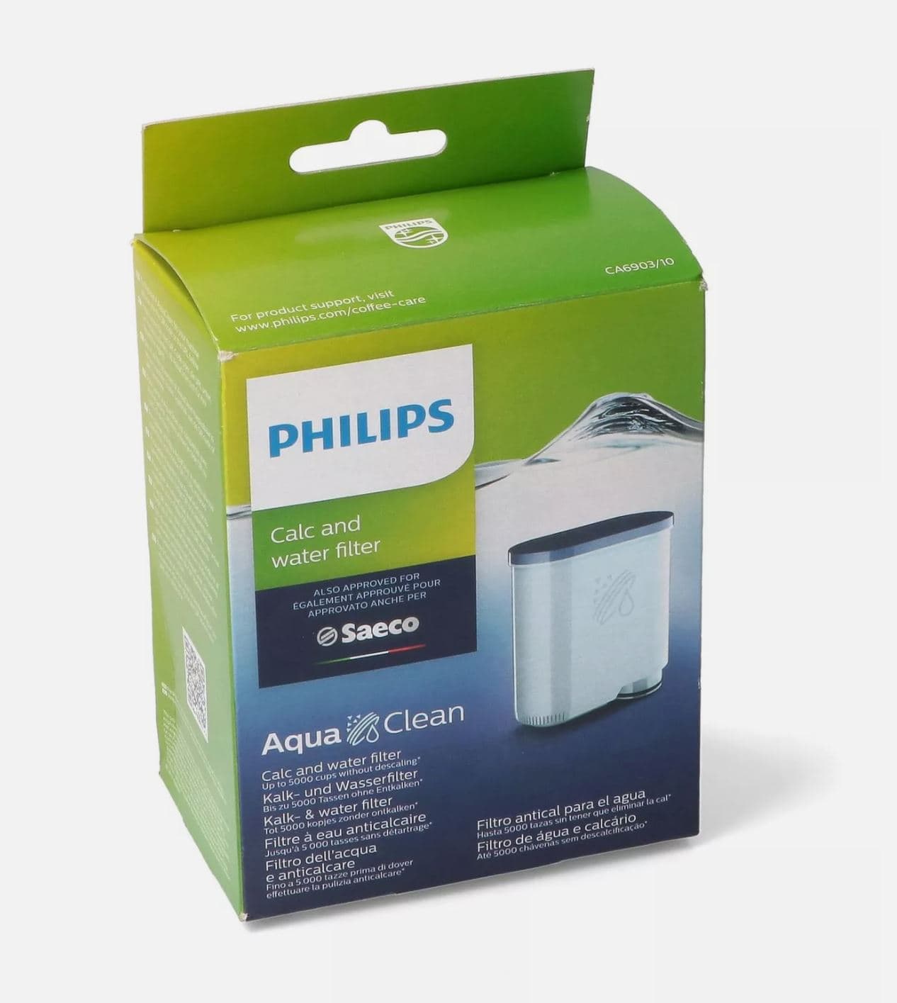 Filtro acqua anticalcare aquaclean ca6903/10 gaggia - saeco 421945032231 - in prodotto EuroStore07 - Alatri, commercioVirtuoso.it