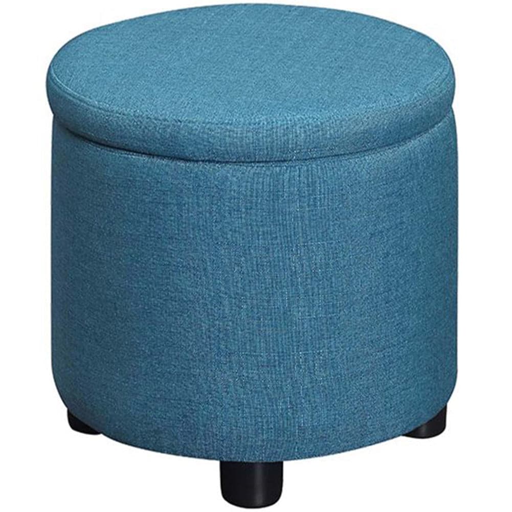 Pouf Contenitore Sgabello Poggiapiedi in Tessuto 40x40 H40cm Blu in  Danyx - Casoria, commercioVirtuoso.it