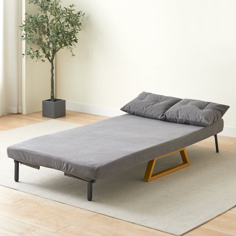 Poltrona Pieghevole Letto 2posti Recliner Seduta Morbida Braccioli Salvaspazio Grigio in Poltrone relax et chaise longue Danyx - Casoria, commercioVirtuoso.it