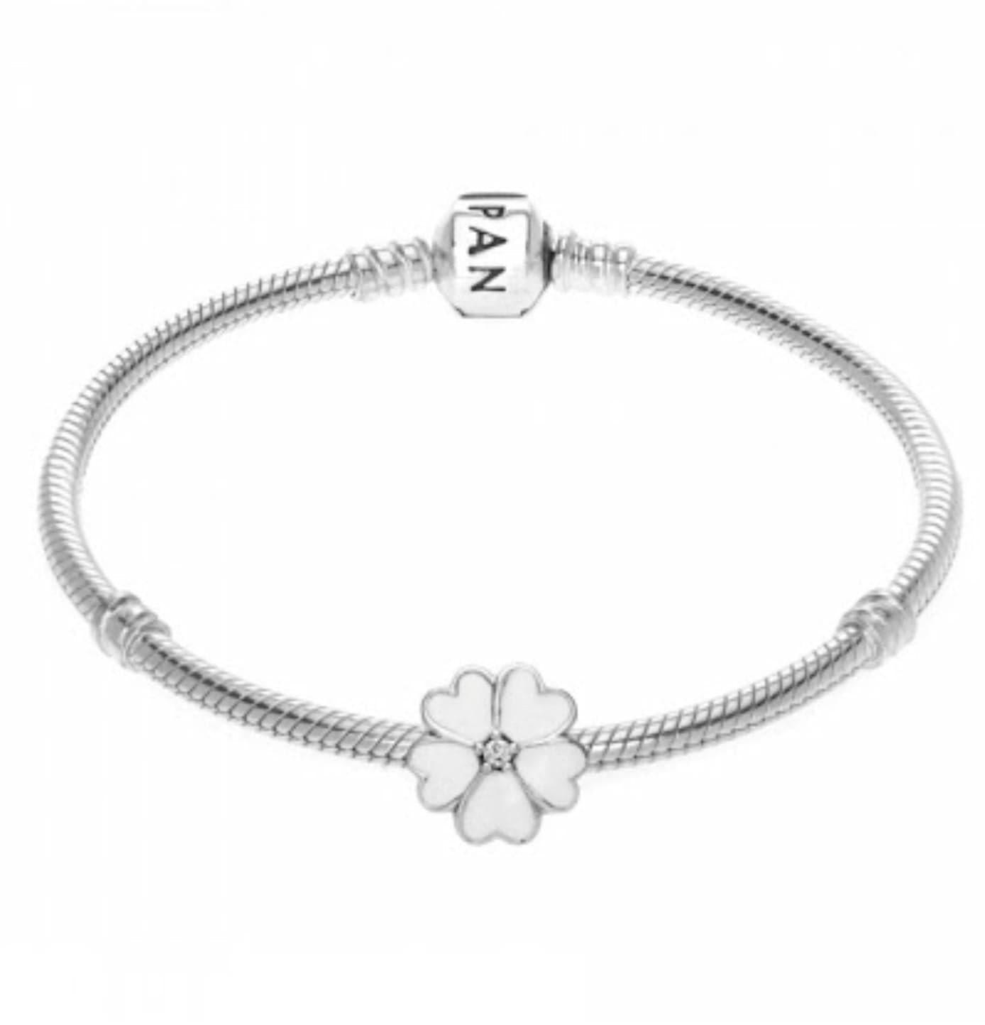 Pandora - Clip Primula Bianca in Bead Charm Alba Gioielli - Casoria, commercioVirtuoso.it