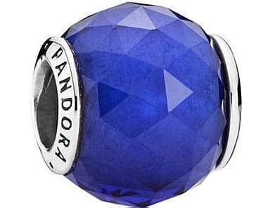 PANDORA - Charm Sfera Sfaccettata Blu