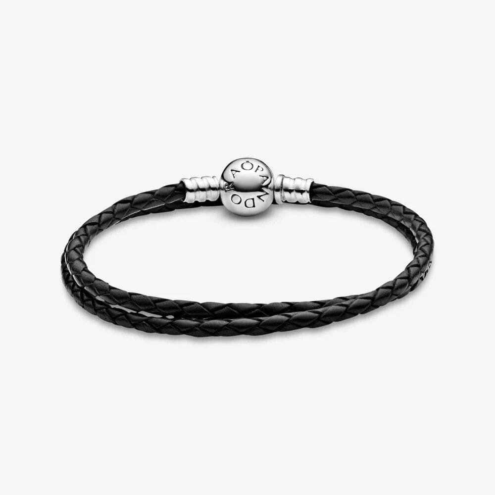 Pandora Bracciale Moments in pelle nero doppio in Bracciali Alba Gioielli - Casoria, commercioVirtuoso.it