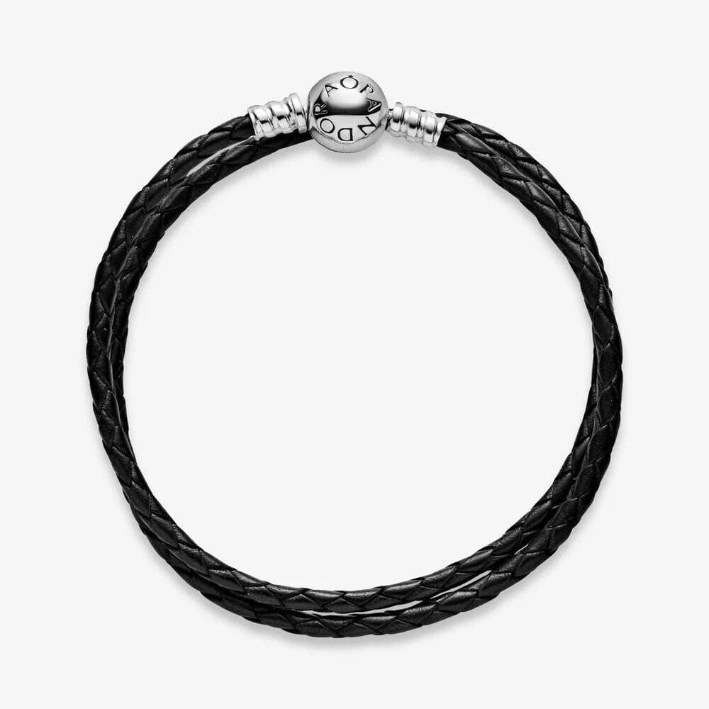 Pandora Bracciale Moments in pelle nero doppio in Bracciali Alba Gioielli - Casoria, commercioVirtuoso.it