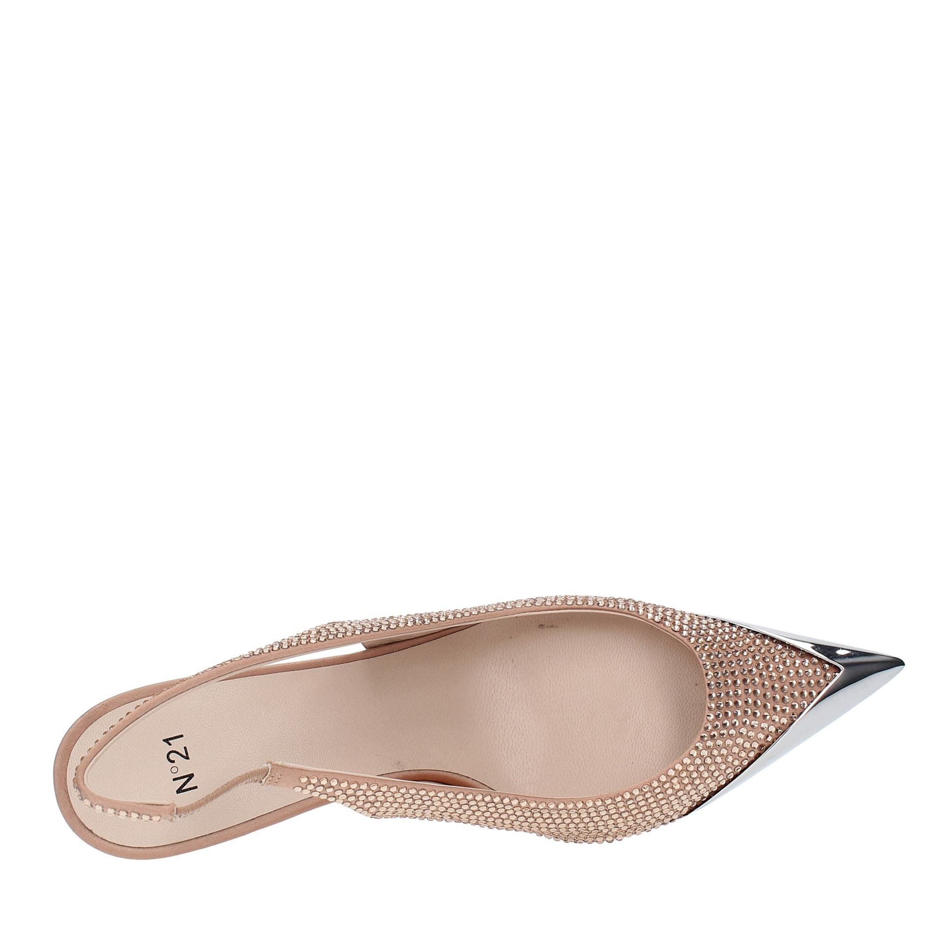 NÃâ€šÂ°21 Scarpe con Tacco Beige da donna in Loafer e mocassini Drestige - Casamassima, commercioVirtuoso.it