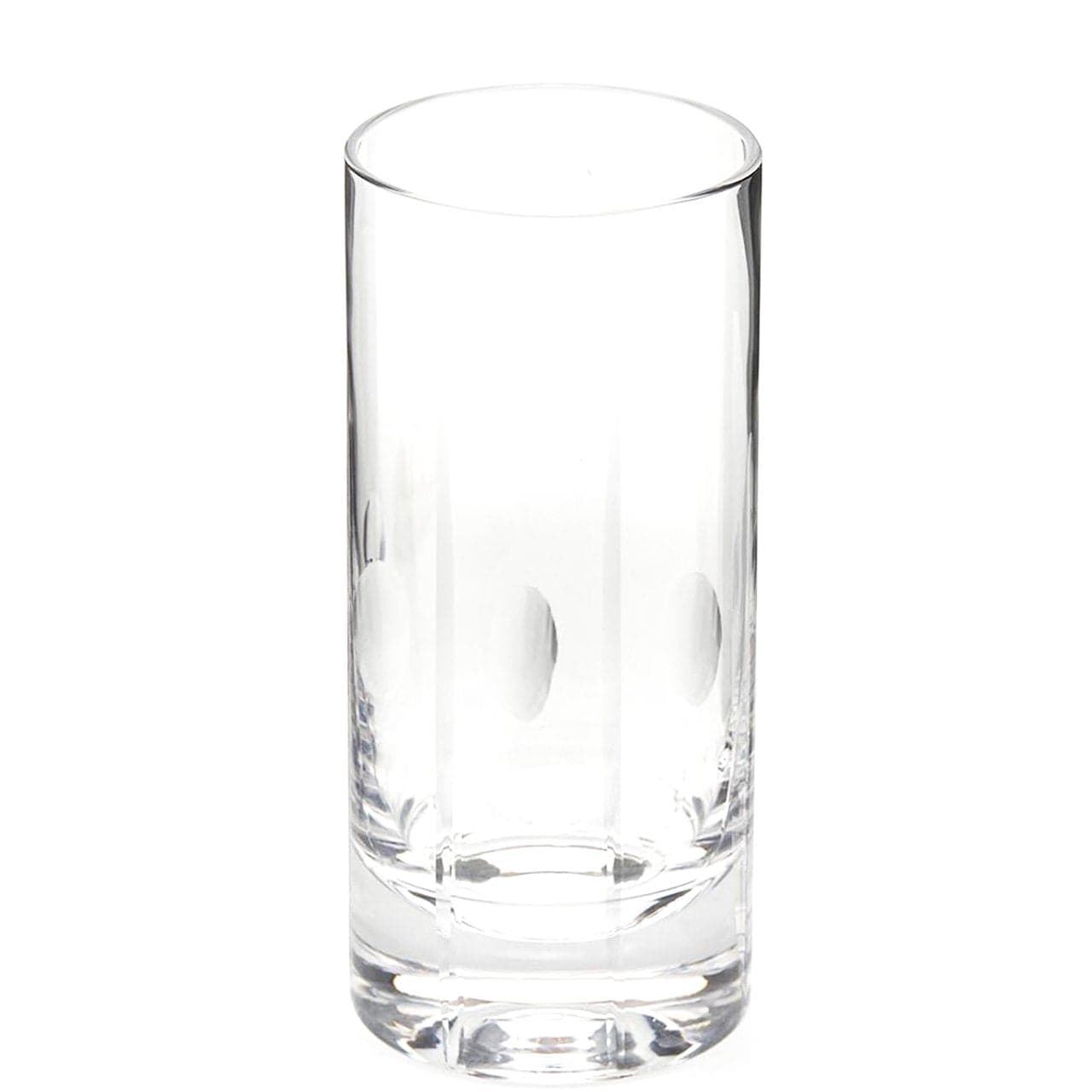 Set 6 bicchieri cilindro alto in vetro trasparente succo e acqua h 17 in Grattugie La Zappa - Altamura, commercioVirtuoso.it