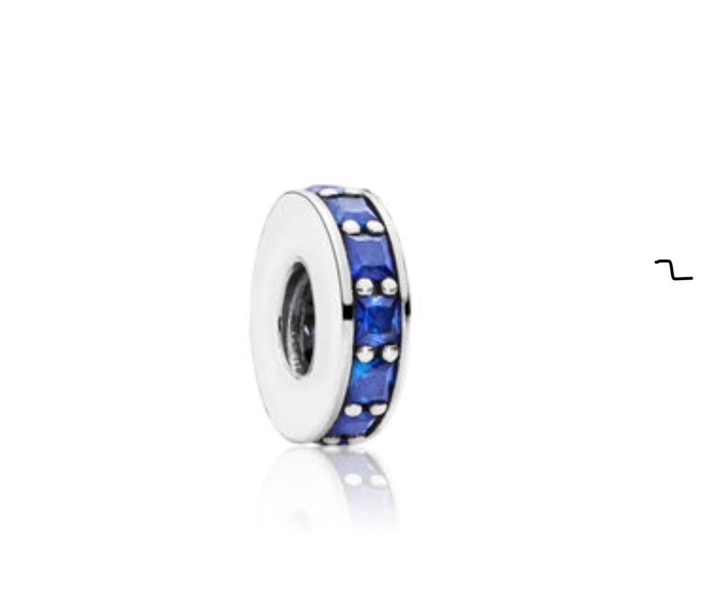 Pandora -  Distanziatore Dark Blue Infinity