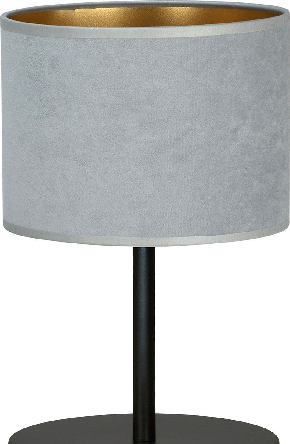 Lampada Da Tavolo 1 Luce Hilde In Acciaio Nero E Paralume In Tessuto Grigio in Lampade da tavolo e abat-jour LuceArt - Montecorvino Pugliano, commercioVirtuoso.it