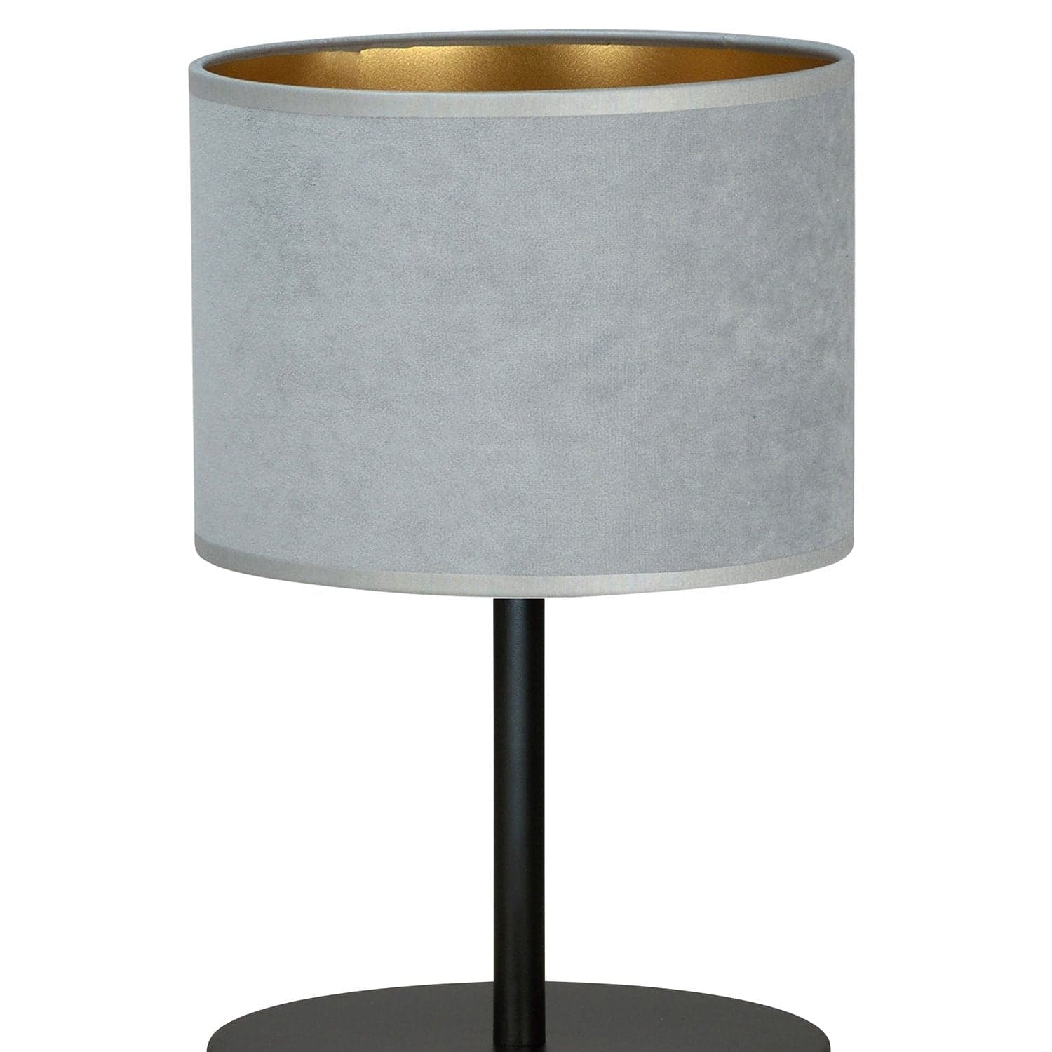 Lampada Da Tavolo 1 Luce Hilde In Acciaio Nero E Paralume In Tessuto Grigio in Lampade da tavolo e abat-jour LuceArt - Montecorvino Pugliano, commercioVirtuoso.it