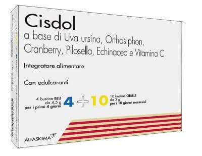 Cisdol 4bust blu piu 10bust gialle