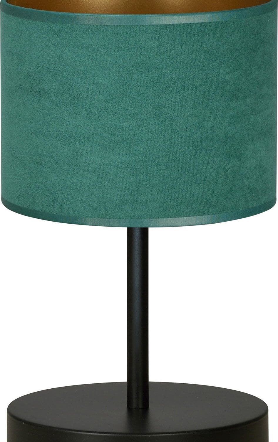 Lampada Da Tavolo 1 Luce Hilde In Acciaio Nero E Paralume In Tessuto Verde in Lampade da tavolo e abat-jour LuceArt - Montecorvino Pugliano, commercioVirtuoso.it