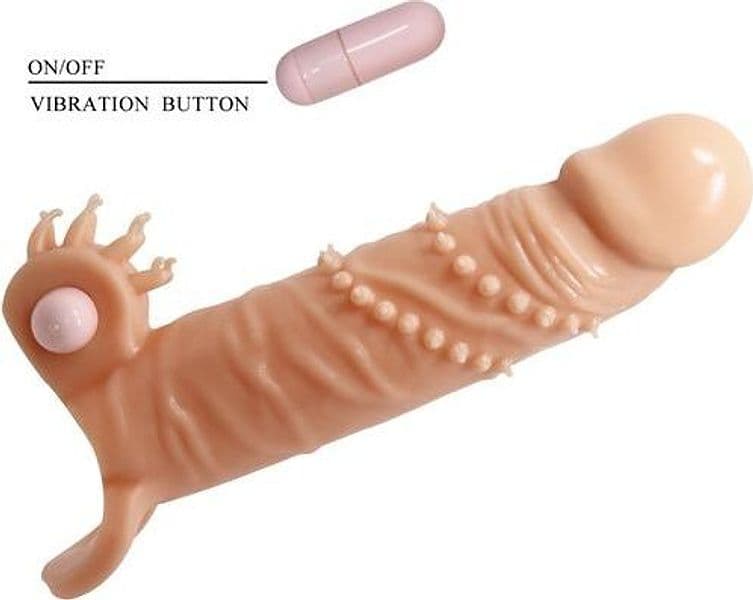 PRETTY LOVE - CONNOR GUAINA PER PENE + STIMOLATORE PER CLITORIDE FLESH in Guaine e prolunghe per il pene Desideria Shop - Latina, commercioVirtuoso.it