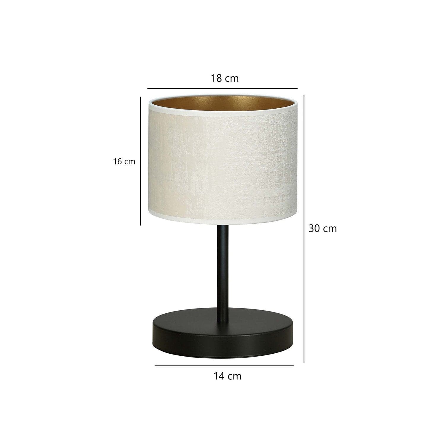 Lampada Da Tavolo 1 Luce Hilde In Acciaio Nero E Paralume In Tessuto Beige in Lampade da tavolo e abat-jour LuceArt - Montecorvino Pugliano, commercioVirtuoso.it