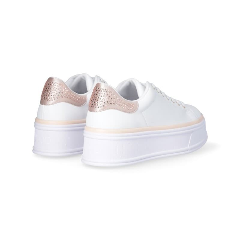 Liu Jo sneakers donna Selma 16 in pelle bianca BA5101PX190 in Sneaker casual Teresi Calzature - Marsala, commercioVirtuoso.it