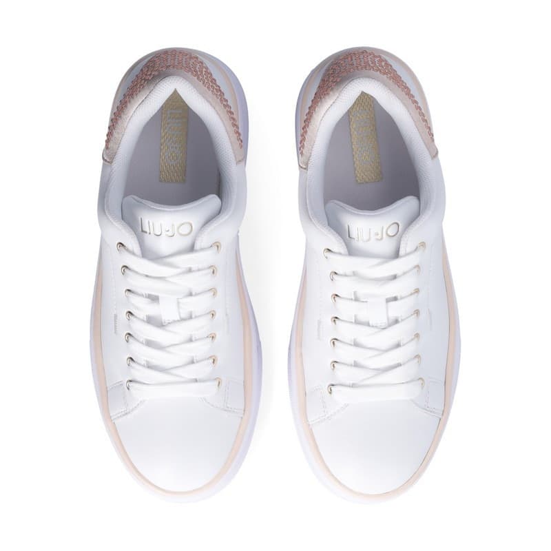 Liu Jo sneakers donna Selma 16 in pelle bianca BA5101PX190 in Sneaker casual Teresi Calzature - Marsala, commercioVirtuoso.it