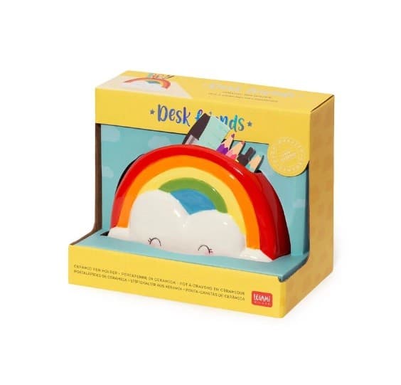 Legami, Portapenne in Ceramica Da Scrivania, Tema Rainbow in Organizzatori per cassetti Cartospedia - Napoli, commercioVirtuoso.it