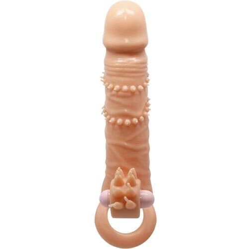 PRETTY LOVE - CONNOR GUAINA PER PENE + STIMOLATORE PER CLITORIDE FLESH in Guaine e prolunghe per il pene Desideria Shop - Latina, commercioVirtuoso.it
