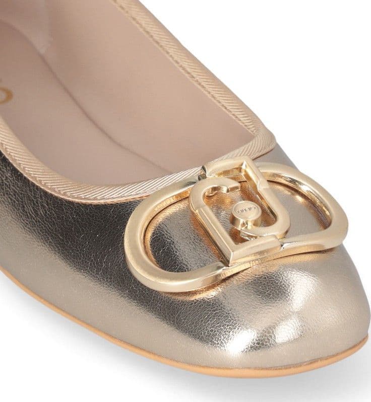 Liu Jo ballerina donna Dafne 4 laminata gold SA5033PX in Ballerine Teresi Calzature - Marsala, commercioVirtuoso.it