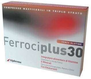 Ferrociplus 30 24cpr mastic