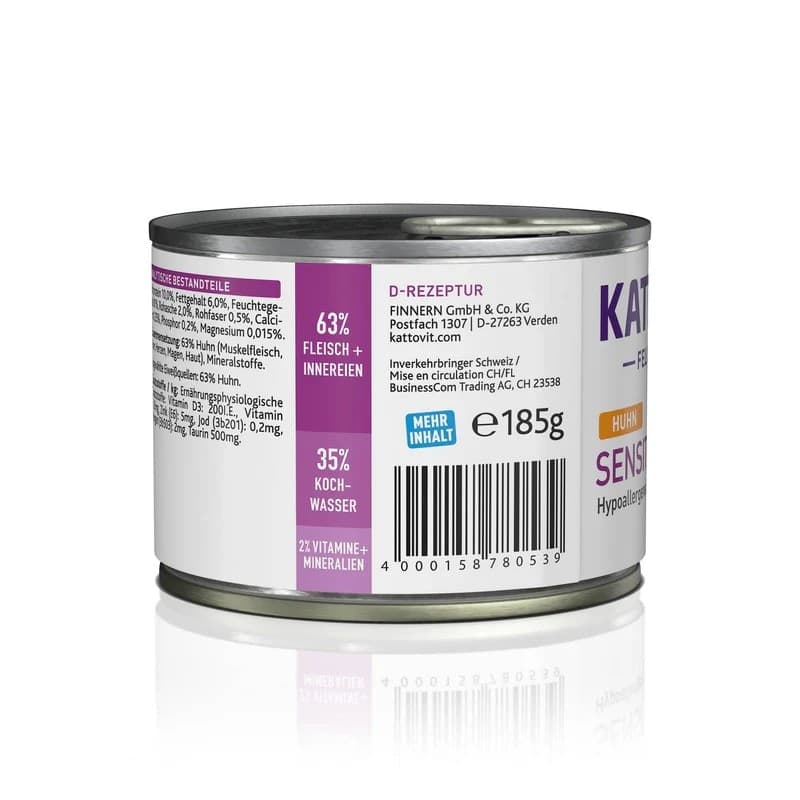 Kattovit Feline Sensitive Pollo Patè per Gatti Scatoletta 85gr in Secco 101 Market - Poggibonsi, commercioVirtuoso.it