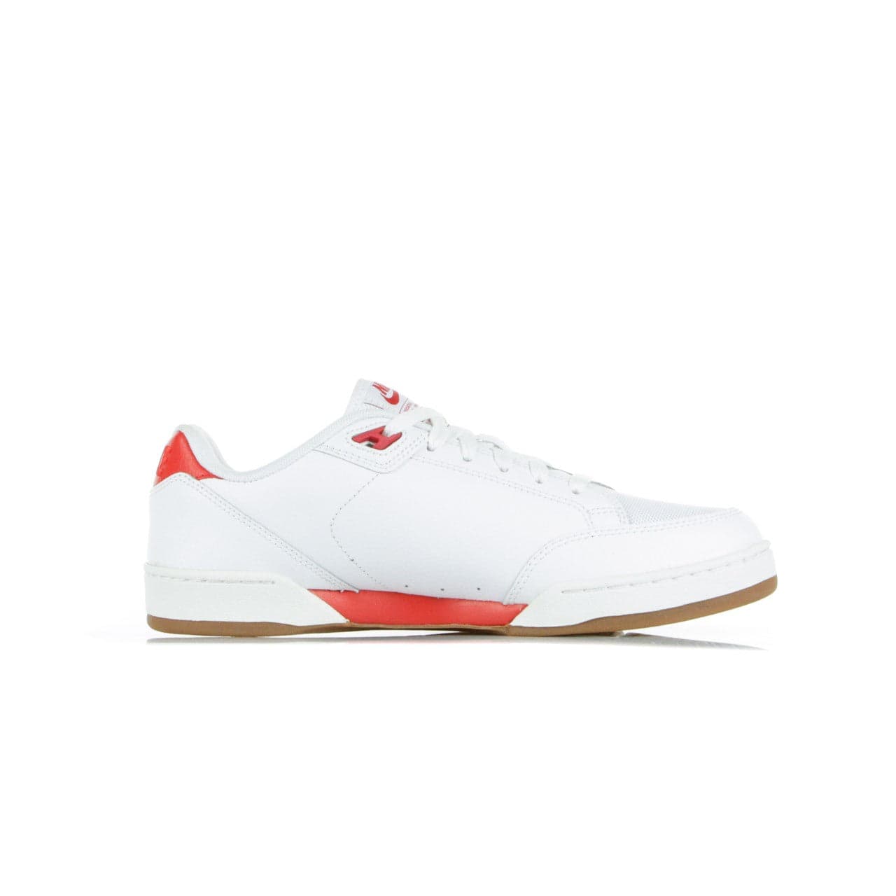 Nike Scarpa Bassa Uomo Grandstand Ii Premium White/university Red/gum Med Brown/black da uomo in Sneaker casual Drestige - Casamassima, commercioVirtuoso.it
