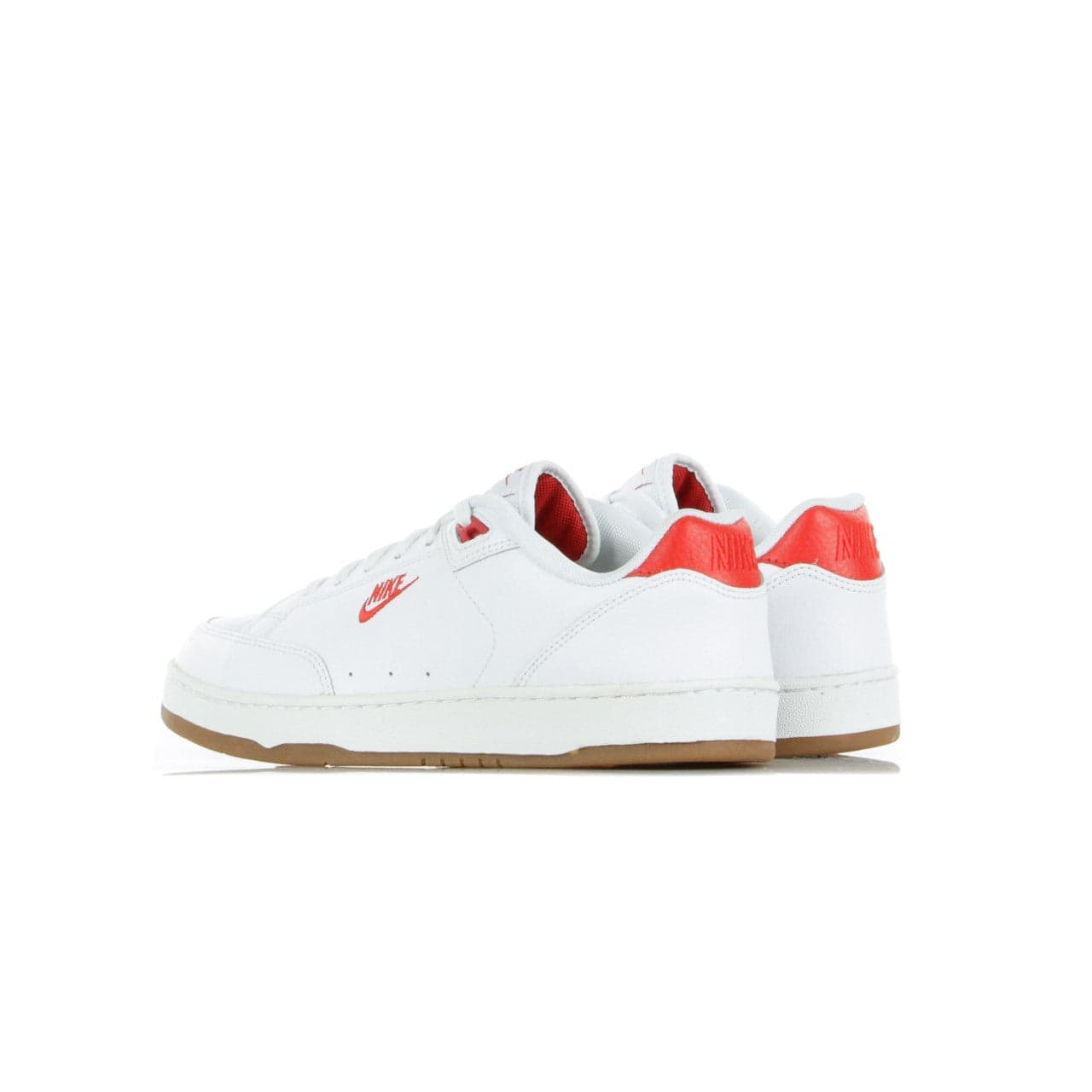 Nike Scarpa Bassa Uomo Grandstand Ii Premium White/university Red/gum Med Brown/black da uomo in Sneaker casual Drestige - Casamassima, commercioVirtuoso.it