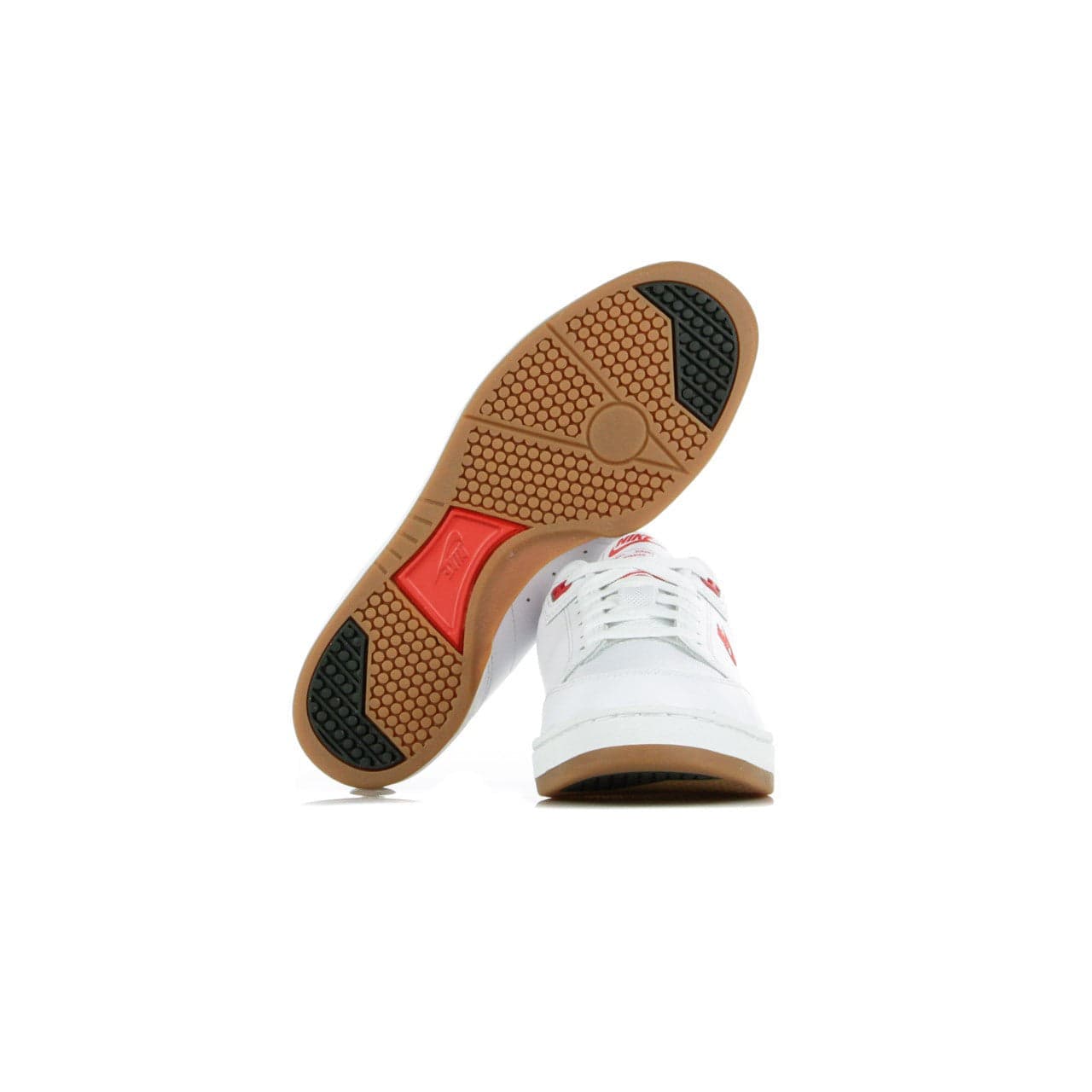 Nike Scarpa Bassa Uomo Grandstand Ii Premium White/university Red/gum Med Brown/black da uomo in Sneaker casual Drestige - Casamassima, commercioVirtuoso.it