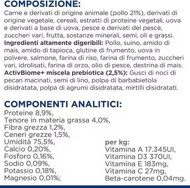 Hill's Prescription Diet Biome Digestive Pollo umido Gatti Adulti Bustina 85 gr in Secco 101 Market - Poggibonsi, commercioVirtuoso.it