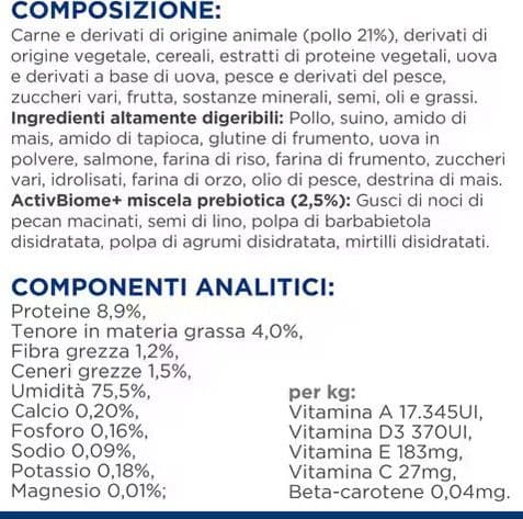 Hill's Prescription Diet Biome Digestive Pollo umido Gatti Adulti Bustina 85 gr in Secco 101 Market - Poggibonsi, commercioVirtuoso.it