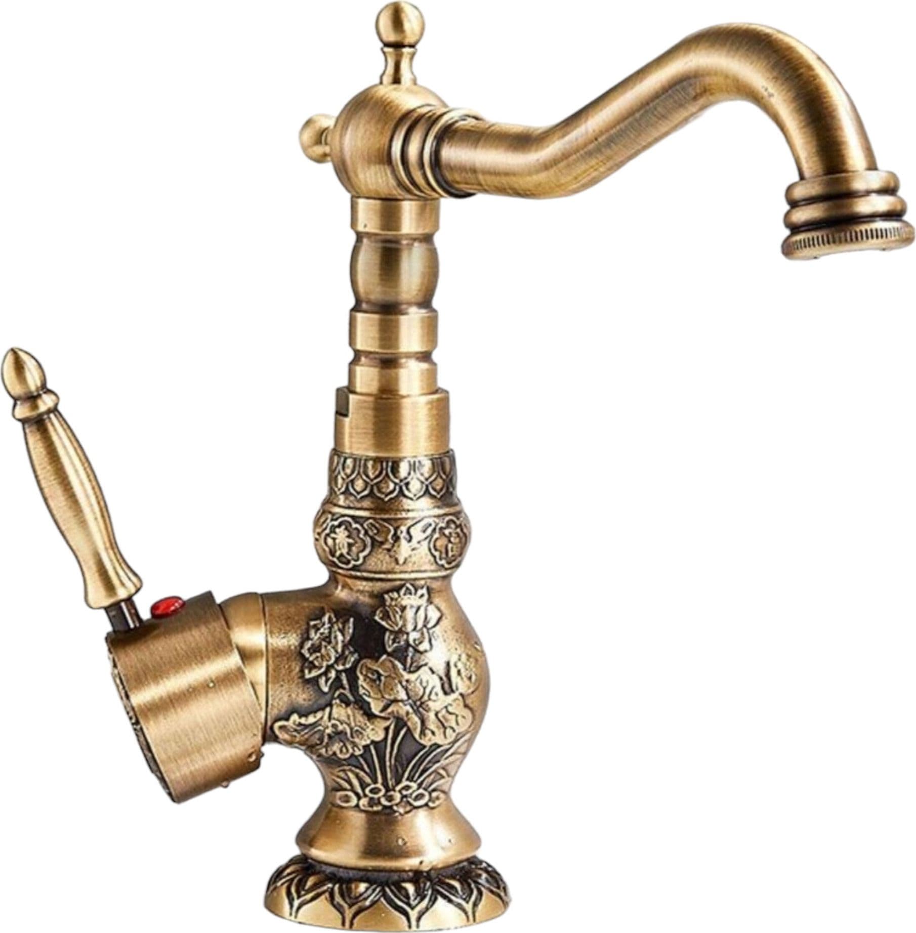 Miscelatore vintage da lavabo artistico