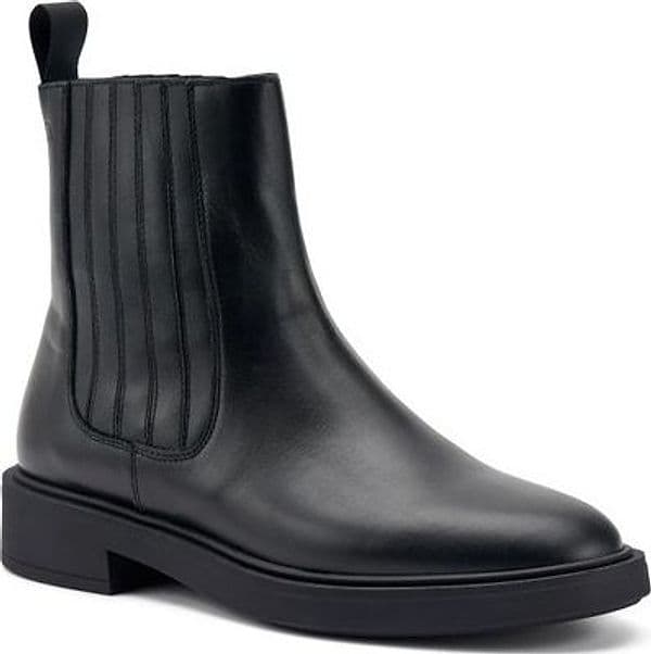 Frau Beatles in pelle nero con elastico ricoperto in Stivali Teresi Calzature - Marsala, commercioVirtuoso.it