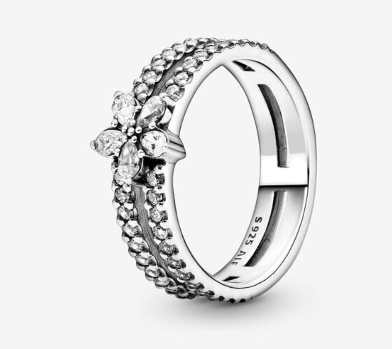 Pandora - Anello doppio Fiocco di neve scintillante in Anelli Alba Gioielli - Casoria, commercioVirtuoso.it