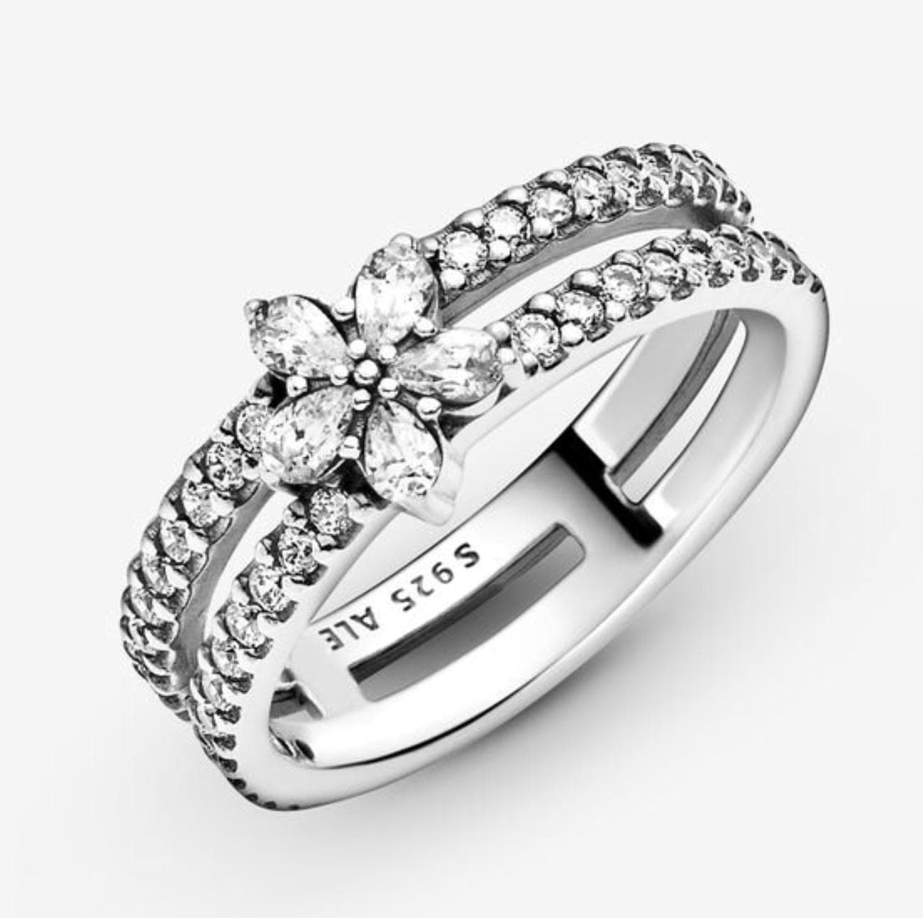 Pandora - Anello doppio Fiocco di neve scintillante in Anelli Alba Gioielli - Casoria, commercioVirtuoso.it