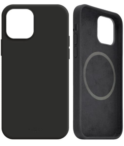 cover  silicone iphone 14 nera compatibile magsafe