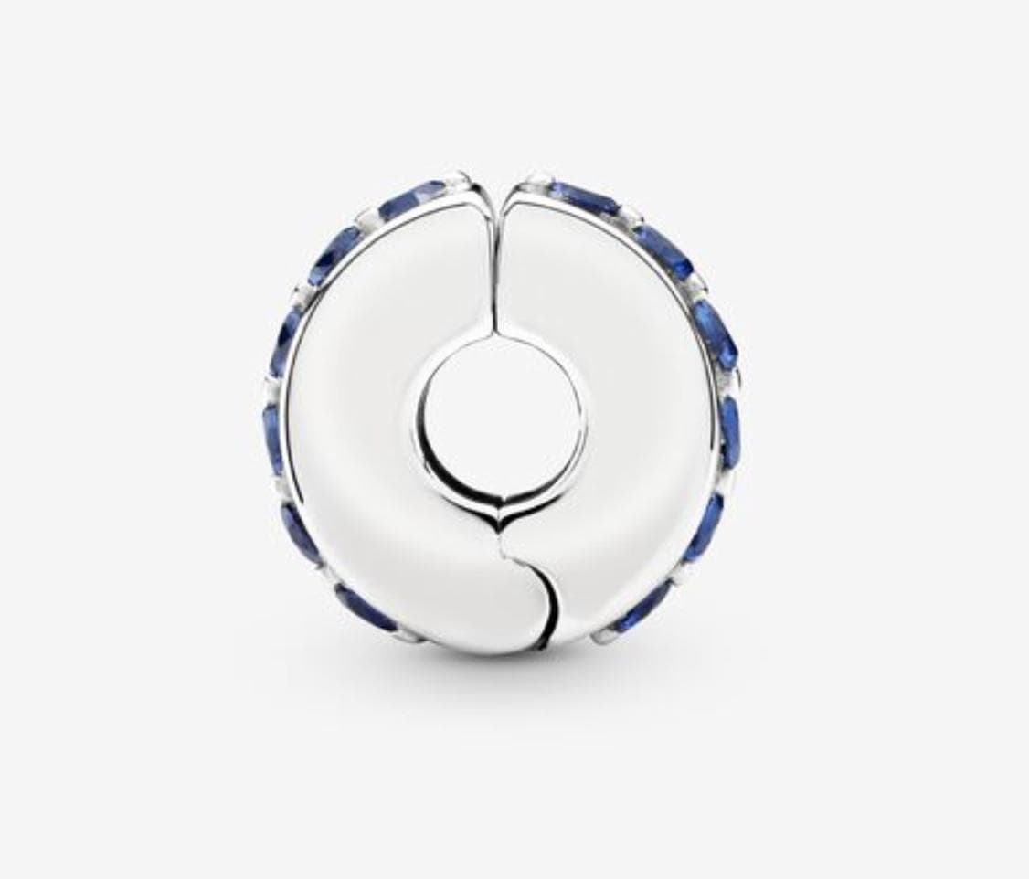 Pandora - Clip Sentiero blu scintillante in Bead Charm Alba Gioielli - Casoria, commercioVirtuoso.it