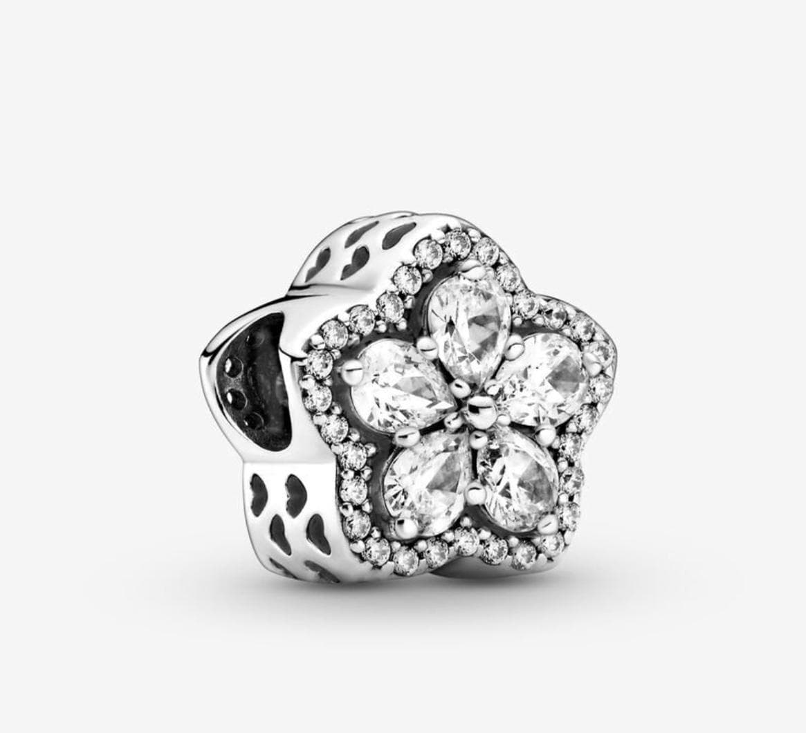 Pandora - Charm Fiocco di neve con pavé scintillante in Bead Charm Alba Gioielli - Casoria, commercioVirtuoso.it